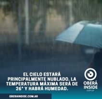 Viernes con lluvias y tormentas en Misiones