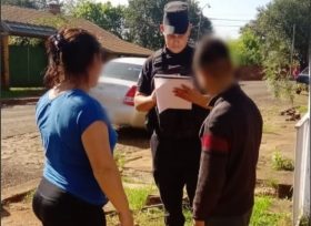 la policía logró ubicar al menor Hernán Eliseo Fernández