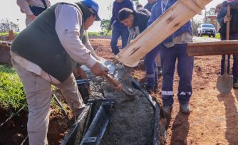 La obra pública continúa avanzando en Oberá 