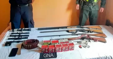 Una serie de allanamientos se concretaron ayer en Oberá y otros puntos, donde se encontraron armas de guerra