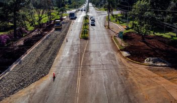 OBERA: Avanza la obra en la intersección de Av. Berrondo y Av. De Los Inmigrante 