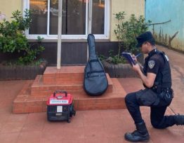 La Policía recuperó elementos robados en una vivienda de Guaraní