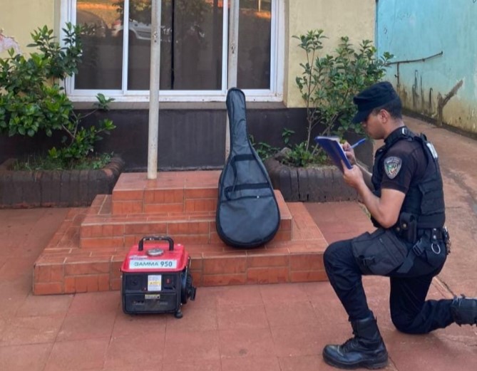 La Policía recuperó elementos robados en una vivienda de Guaraní