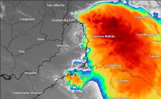 Alerta meteorológica por tormentas y granizos en Misiones, para la tarde