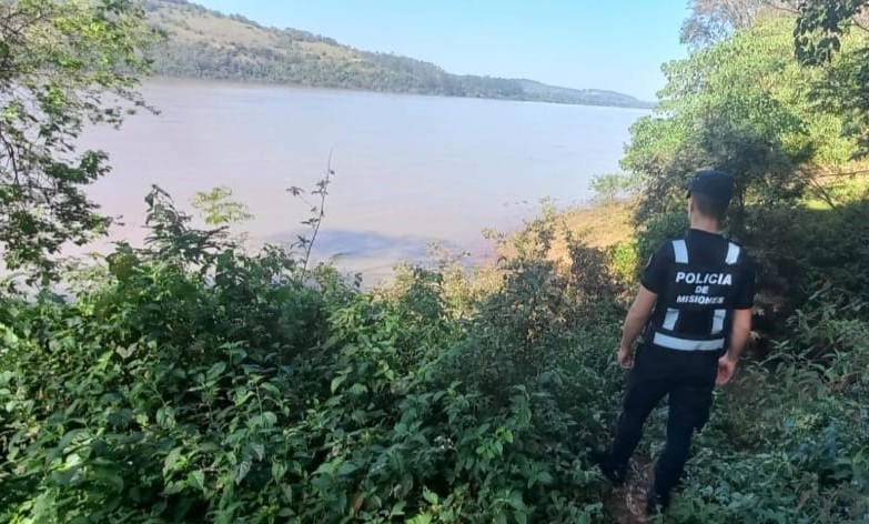 Continúan las tareas de búsqueda del obereño desaparecido en el Río Uruguay