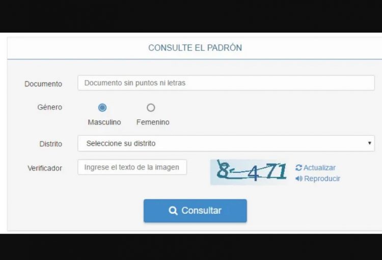 Ya está disponible el padrón definitivo para las elecciones generales en octubre