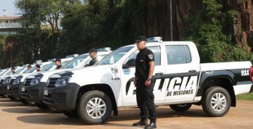 Oberá recibió nuevos patrulleros para fortalecer el sistema de seguridad