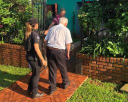 La Policía de Campo Viera brindó contención y asistencia a un abuelo de 90 años