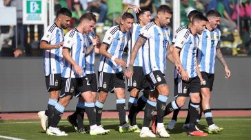 Argentina, sin Messi y con un gran partido le ganó a Bolivia