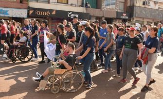 Ayer se realizó una Caminata por la inclusión en Oberá