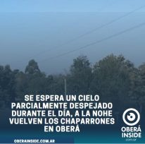 Mañana jueves vuelven  las tormentas a Misiones