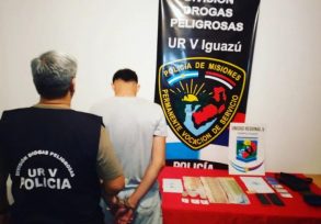 Detenido Infraganti, vendía droga en la calle y fue capturado por la Policía