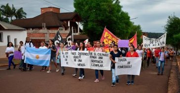 Envueltos en dolor vecinos de San Pedro salieron a las calles a pedir justicia por Estefanía Dos Santos