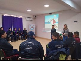 Capacitación a agentes de Tránsito