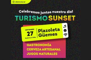 En Oberá Celebremos juntos el Día Mundial del Turismo