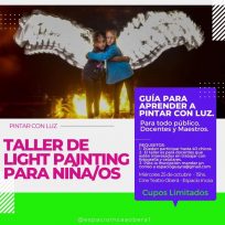 OBERÁ: Se brindará taller gratuito de light painting para niños y docentes
