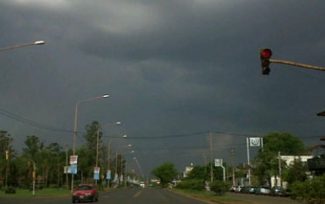 Se esperan fuertes tormentas eléctricas para hoy miércoles en Oberá