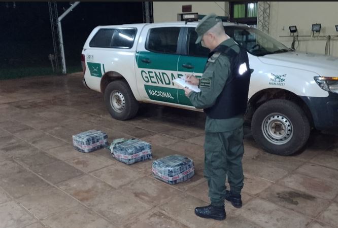 Gendarmería secuestró más de 70 kilos de marihuana con una persona detenida