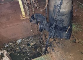 Se realizaron diversas tareas de reparación y mantenimiento en la Estación Elevadora del Bº San Migue