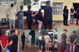 Siete personas con pedido de detención fueron puestas a disposición de la Justicia en los comicios electorales