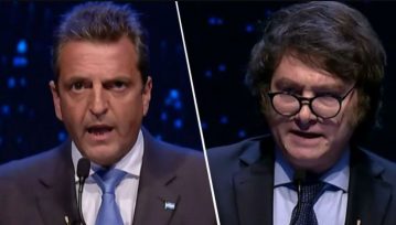 Massa y Milei expondrán sus ideas en un último debate antes del balotaje