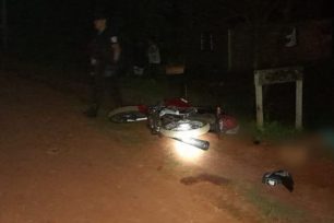 Accidente de tránsito en Guaraní habría arrojado como resultado la muerte de un joven