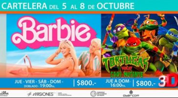Estrenos en la nueva cartelera del Cine Teatro Oberá