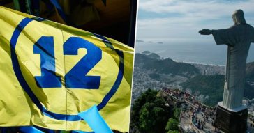 Invasión de hinchas de Boca que esperan para la final de la Libertadores, en Río de Janeiro