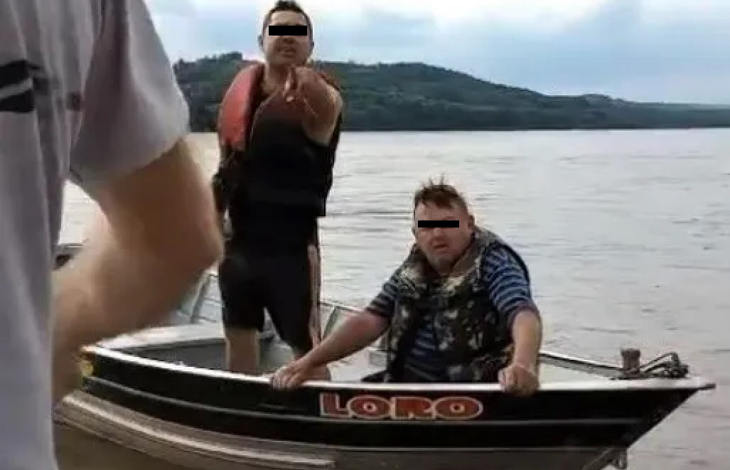 Argentinos amenazados a tiros por pescadores Brasileros en el Río Uruguay
