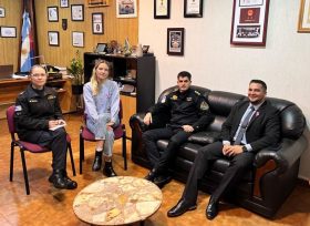 Autoridades electorales y de la policía de Oberá se reunieron para ultimar detalles por las elecciones generales nacionales.