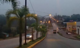 Siguen las tormentas en la región, se mantiene el clima inestable en Oberá