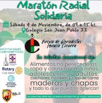 OBERÁ: La Unidad Regional II se suma a la Maratón Radial Solidaria, mañana sábado 4 de noviembre de 09 a 15 Hs