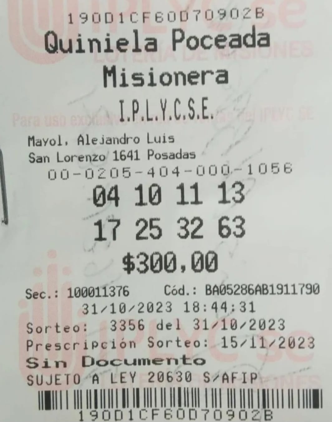 Una posadeña ganó 65 millones de pesos de La Poceada Misionera