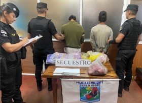 Rápido accionar de las patrullas rurales, detuvieron a dos delincuentes por robar y faenar la vaca de un colono