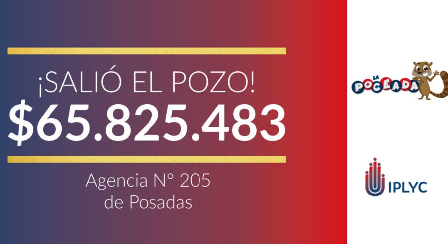 Afortunado posadeño ganador se llevo el pozo de 65millones en la poceada Misionera