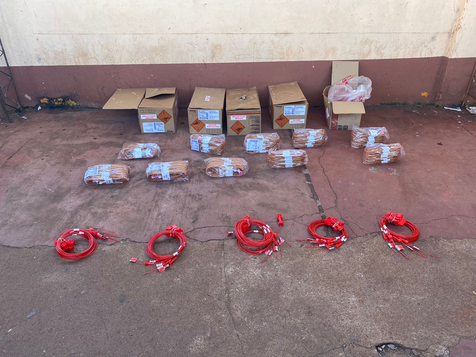 Oberá: En un operativo policial secuestraron  gran cantidad de explosivos
