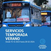 OBERÁ: Servicios de colectivos en Temporada Verano 