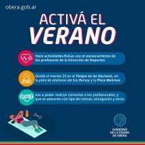Actividades físicas gratuitas brindadas por profesores en Oberá