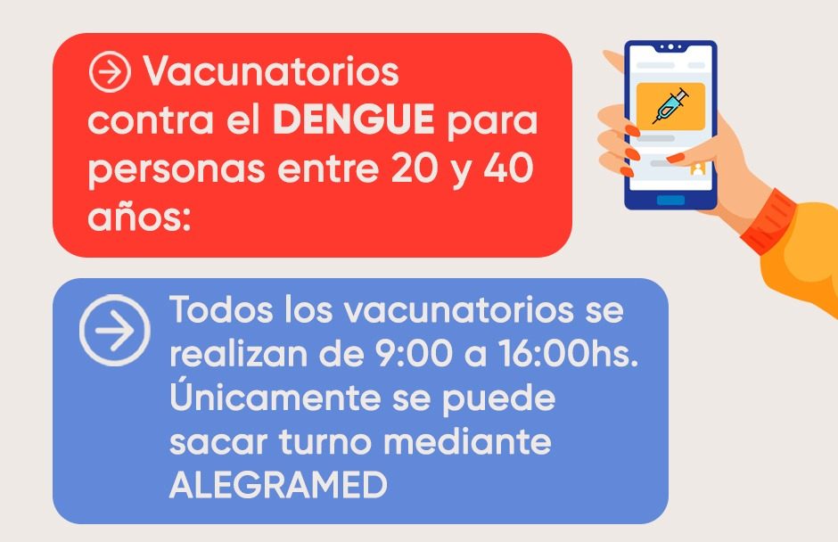 Campaña de vacunación contra el dengue a partir del 22 de enero, en Oberá la fecha es 26 de enero
