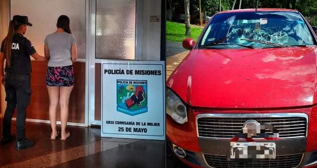 Policías detuvieron a una mujer por destruir el auto de su ex, a un ladrón de tabaco y un prófugo de la Justicia