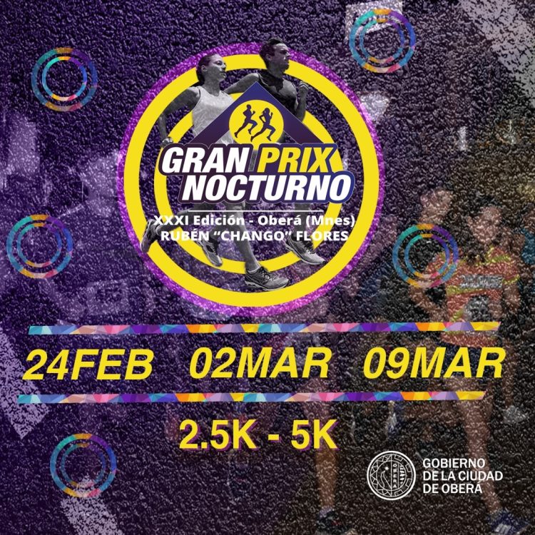OBERÁ: Fechas confirmadas para la XXXI edición del Gran Prix Nocturno 