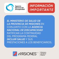 Se garantizan la continuidad del programa federal Incluir Salud