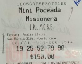 Mini Poceada, un jubilado fue el ganador con el premio comprará un terreno para sus hijos