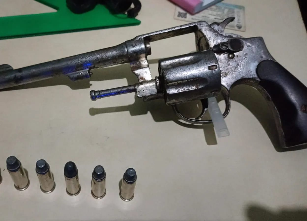 Motociclista armado fue detenido en un control vial sobre la Ruta Provincial 1