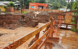 OBERÁ: Vecinos de las calles Alfredo Palacios y Mar del Plata, están alarmados por las condiciones de las obras de saneamiento