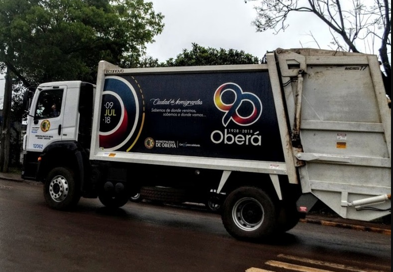 OBERÁ: Modificaciones en las frecuencias del Servicio de Recolección de basura