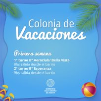 Comienza la colonia de vacaciones