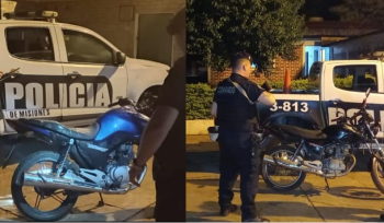 CAMPO VIERA: Dos motocicletas robadas fueron recuperadas por la policía