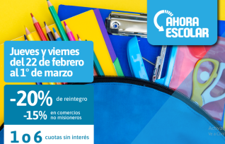 Hasta el 1º de marzo estará vigente el Ahora Escolar