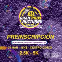 Preinscripciones habilitadas para el Gran Prix Nocturno en Oberá
